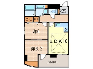 エクセラン夙川（２０３）の物件間取画像